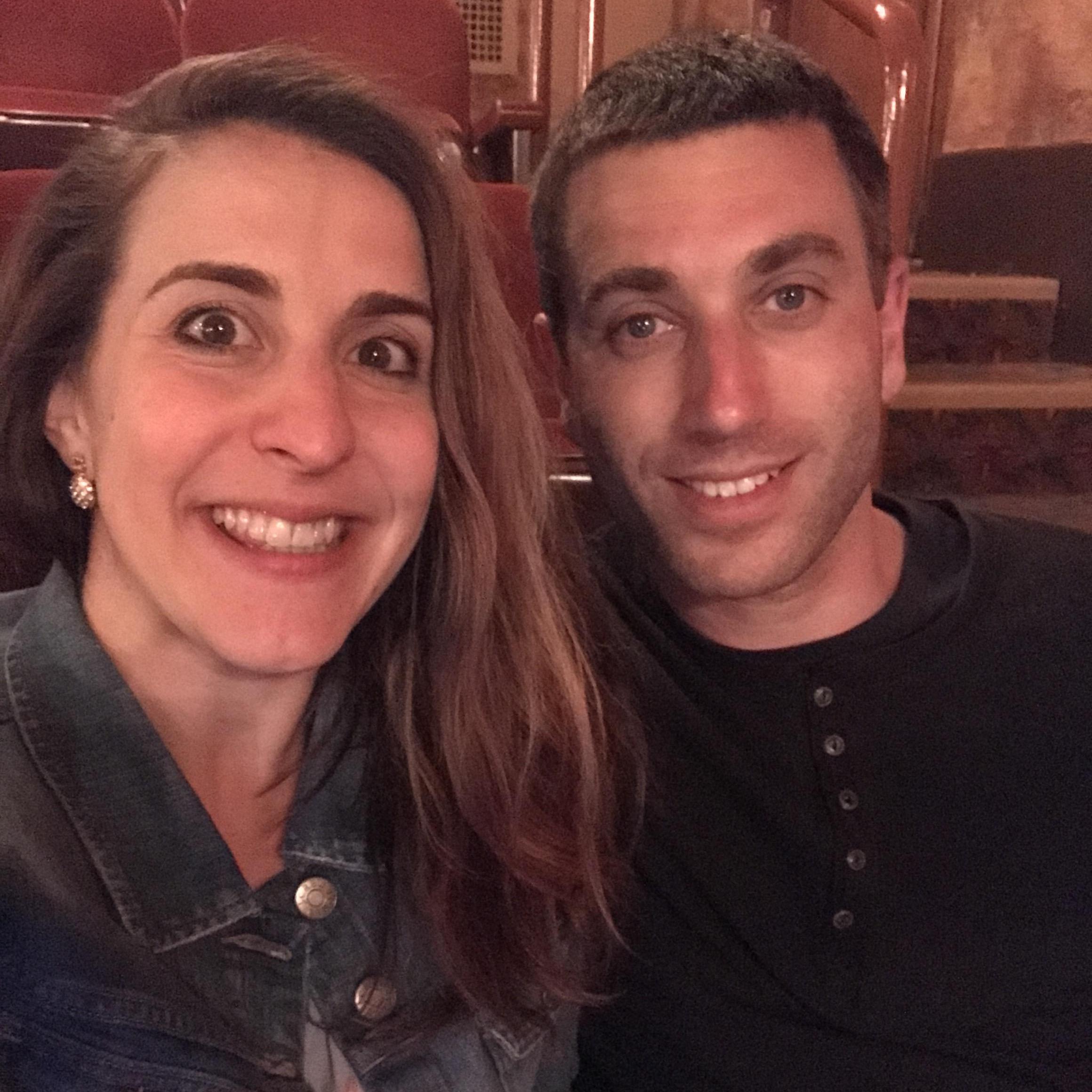 Pauls first trip to NYC @ the broadway show Groundhog Day
