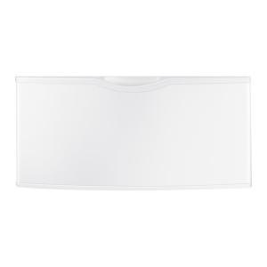 15 in. White Laundry Pedestal with Storage Drawer
