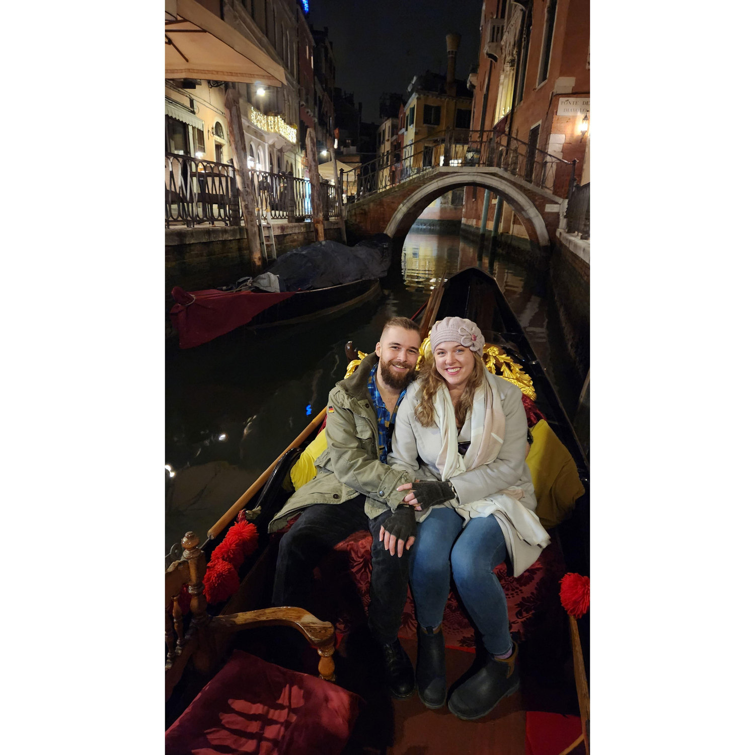 Gondola ride in Venice, 2024