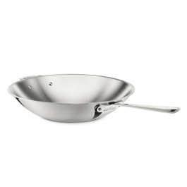 D3 Stainless 3-ply Bonded Cookware, Wok, 14 inch