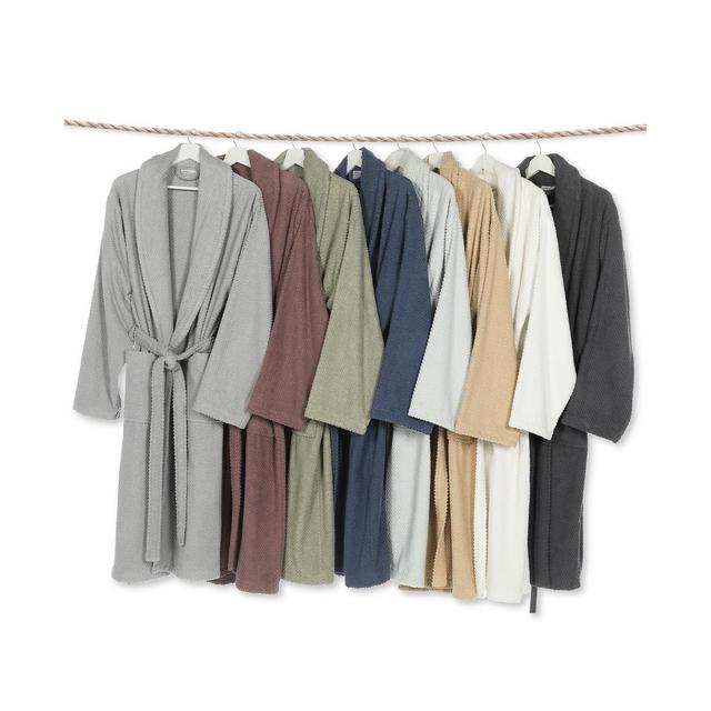 Linum Home Unisex Herringbone Weave Bath Robe