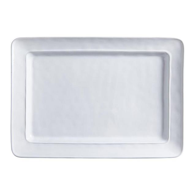 Cambria Recycled Stoneware Serving Platter - Fog