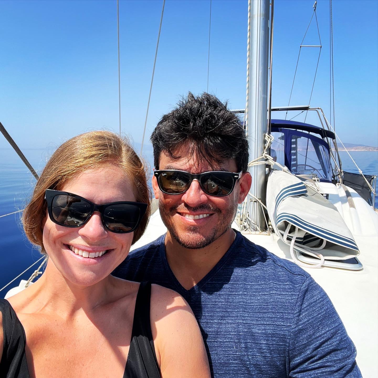 Sail boat Cyclades