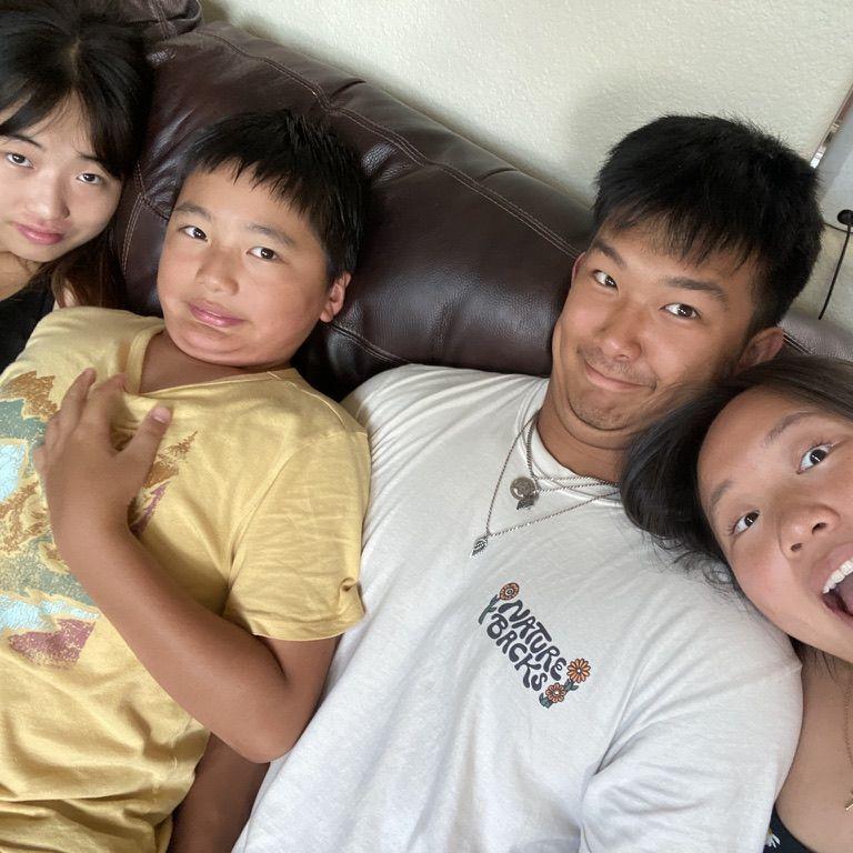 Angela's siblings: Jackson + Olivia