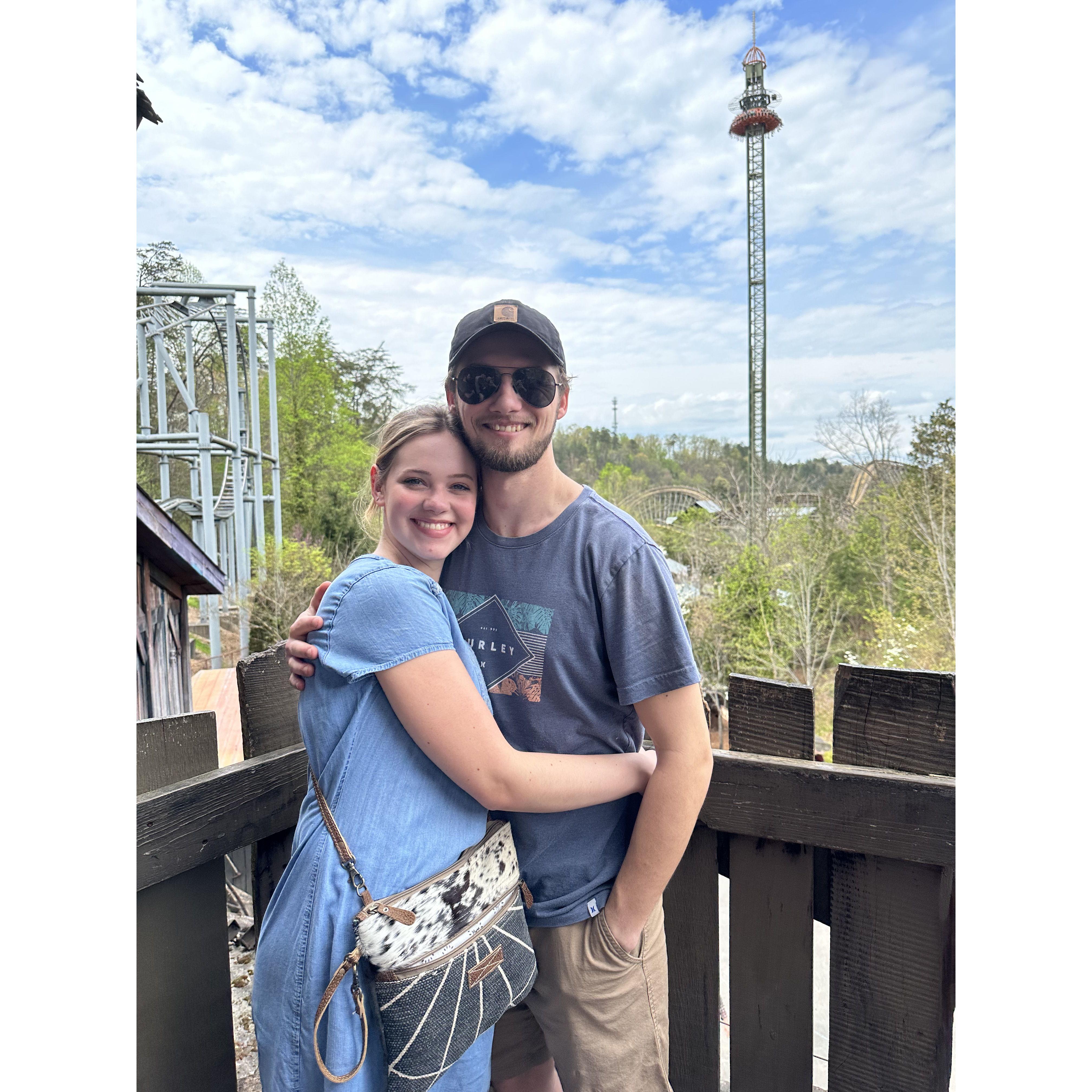 Dollywood! Only two days before getting engaged. Tennessee - April 2023