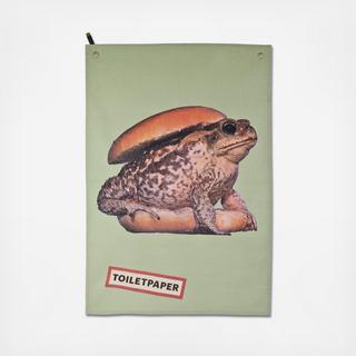 TOILETPAPER Toad Tea Towel