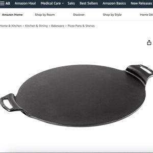 Lodge Cast Iron Pizza Pan, 15 inch