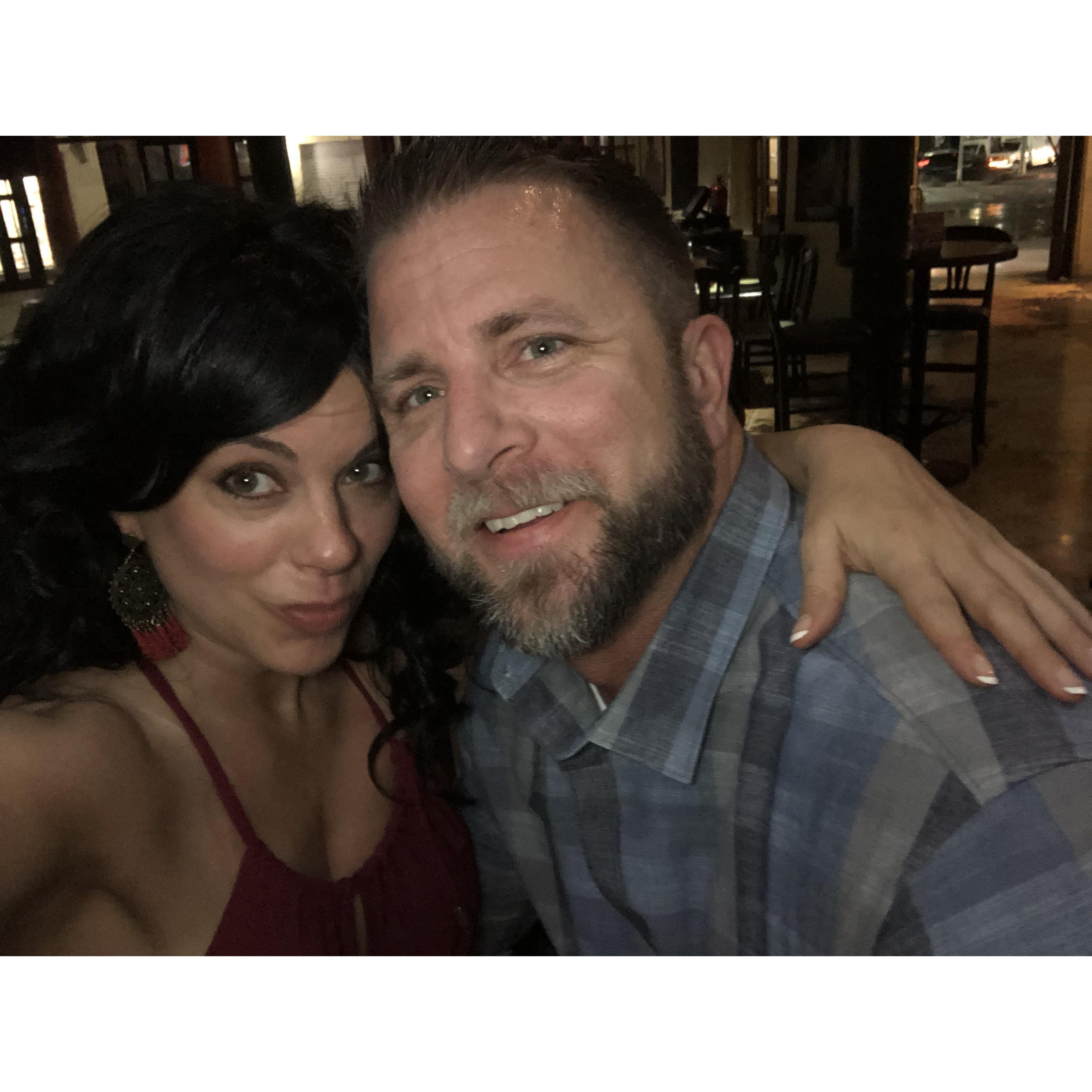 When you are booted from your company trip but hide in the bar anyway, incognito... He asked me to marry him the very next day.