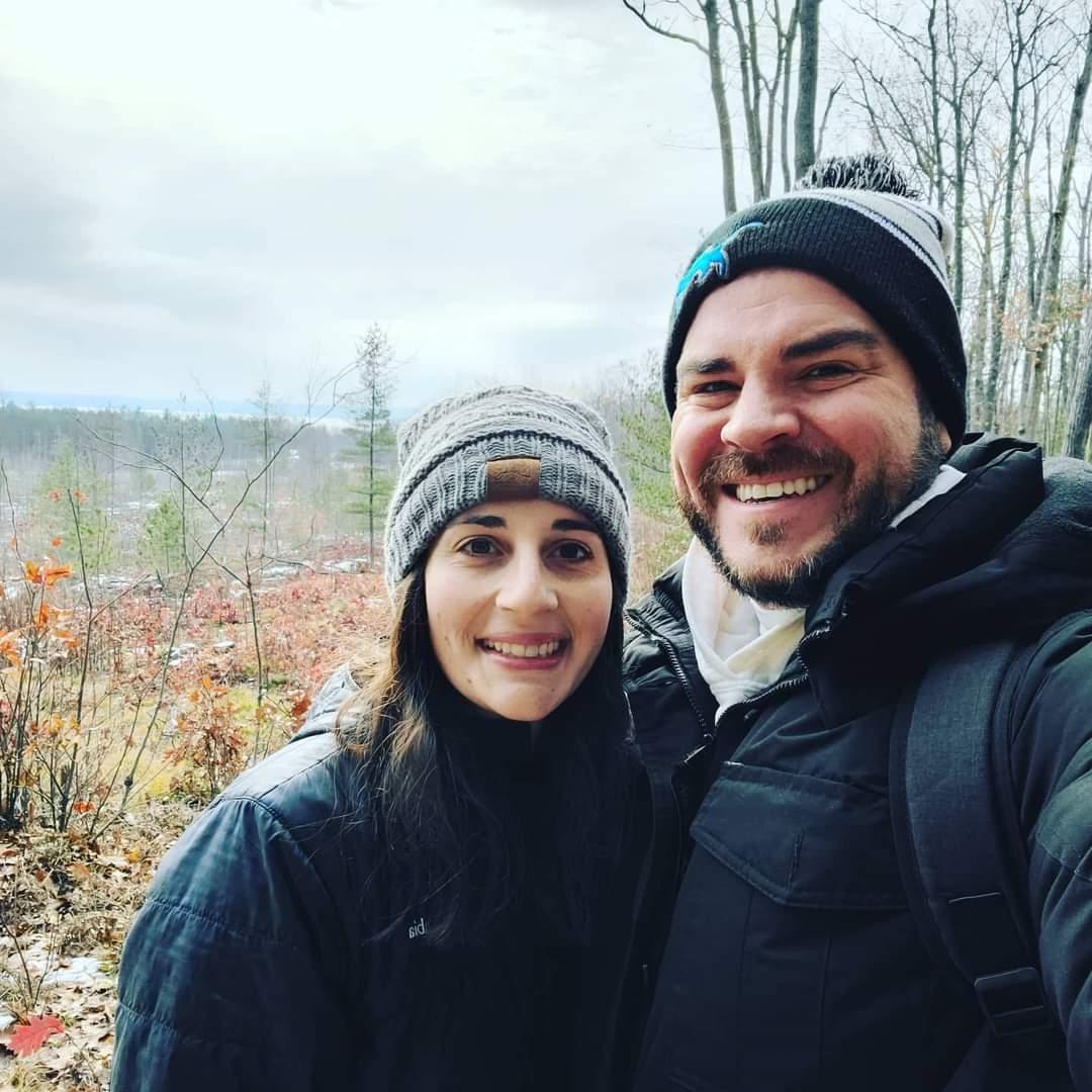 Matthew and Virginia's first photo together