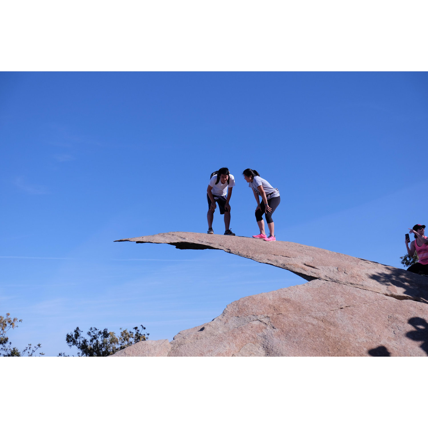 We "ran" here (Potato chip rock, 2016)
