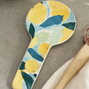 Citrus Grove Stoneware Spoon Rest