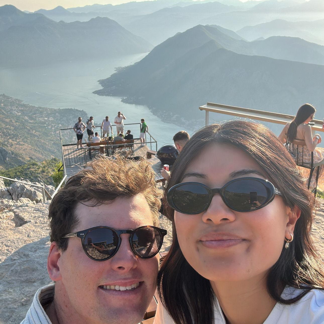 Motor cycling through the Montenegro mountain