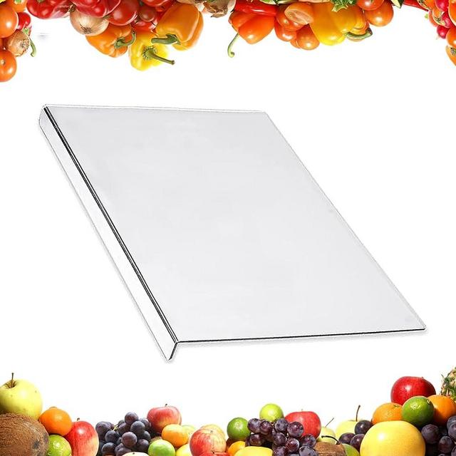 Master Rose Acrylic Clear Cutting Board for Kitchen Count, 2023 NEW Clear Acrylic Cutting Board for Kitchen with Lip with Non Slip 24"x18",clear acrylic cutting boards for kitchen counter Large