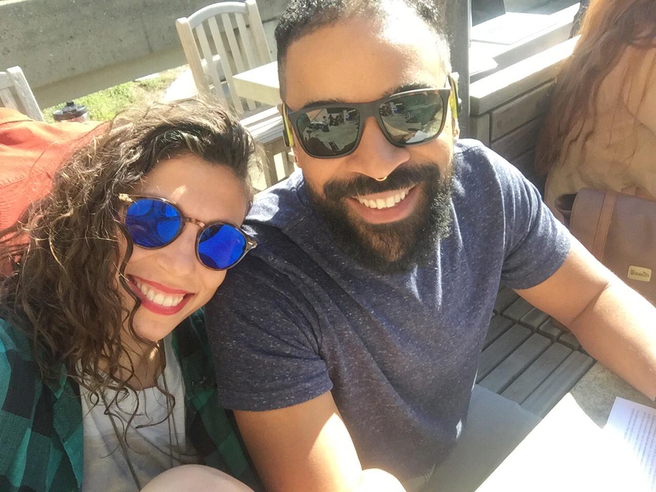 Taking a study break at CAL.