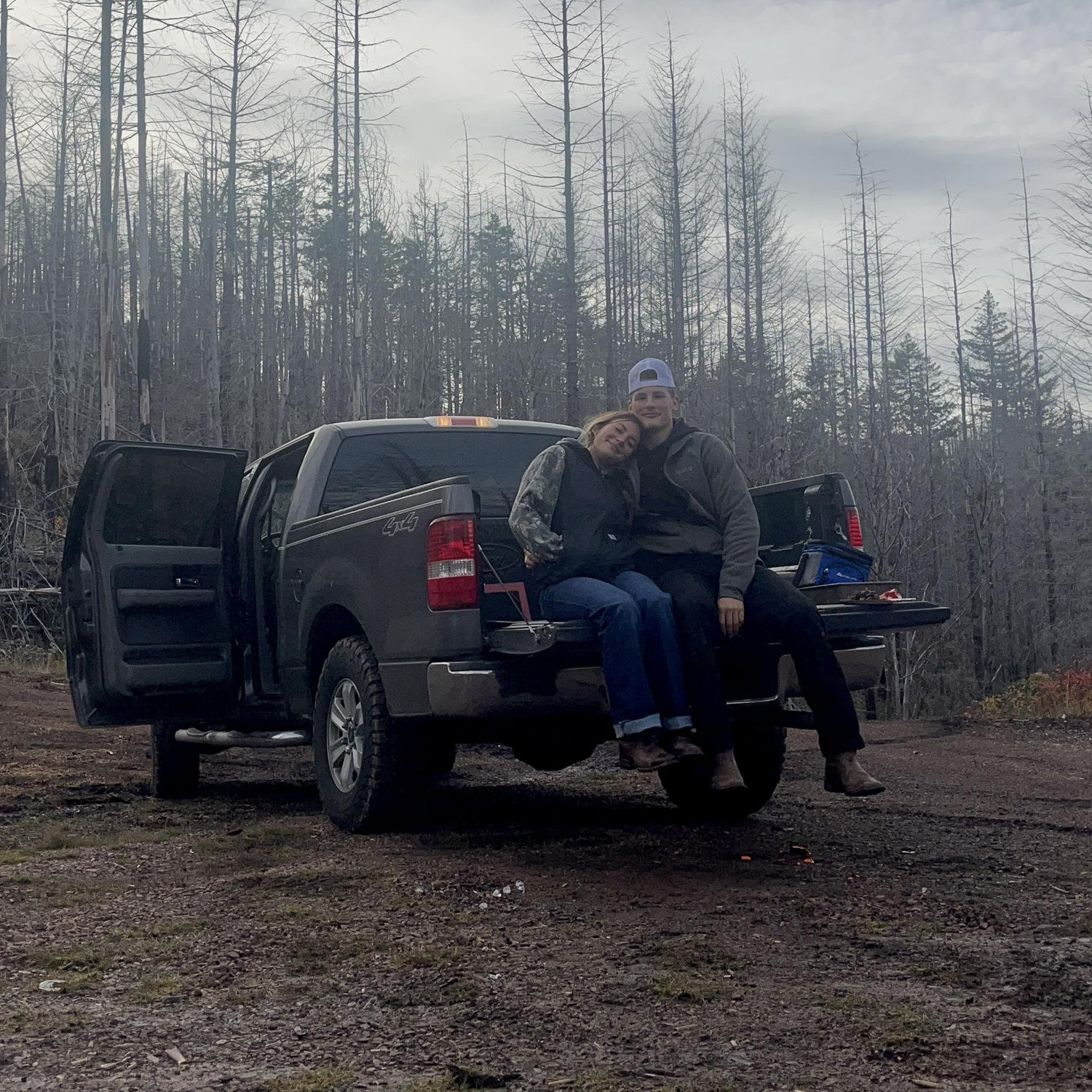 Celebrated our one year of dating with shooting and making food up in Estacada