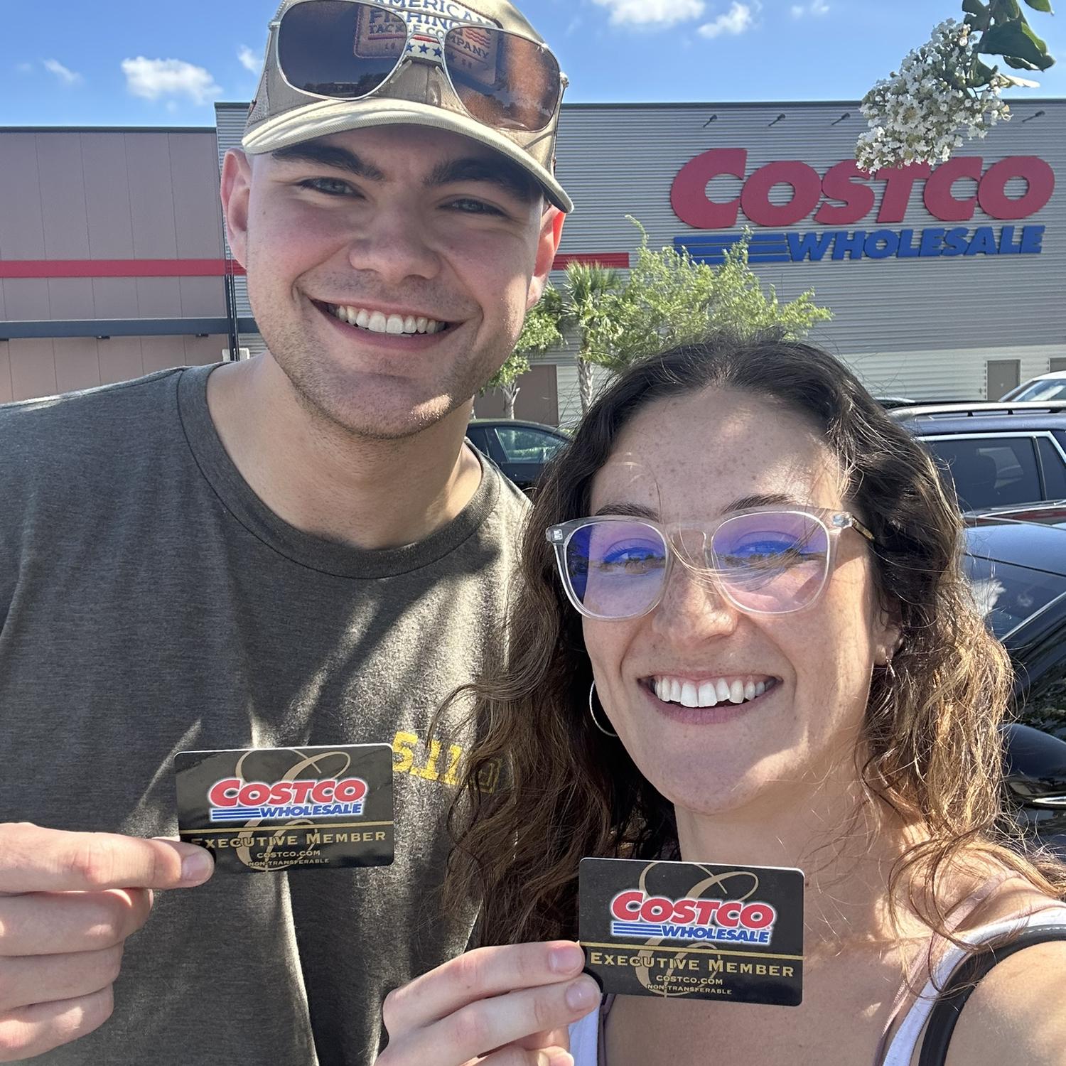 A big part of their relationship is Costco! They got a joint membership last year and have enjoyed many pizza slices since.