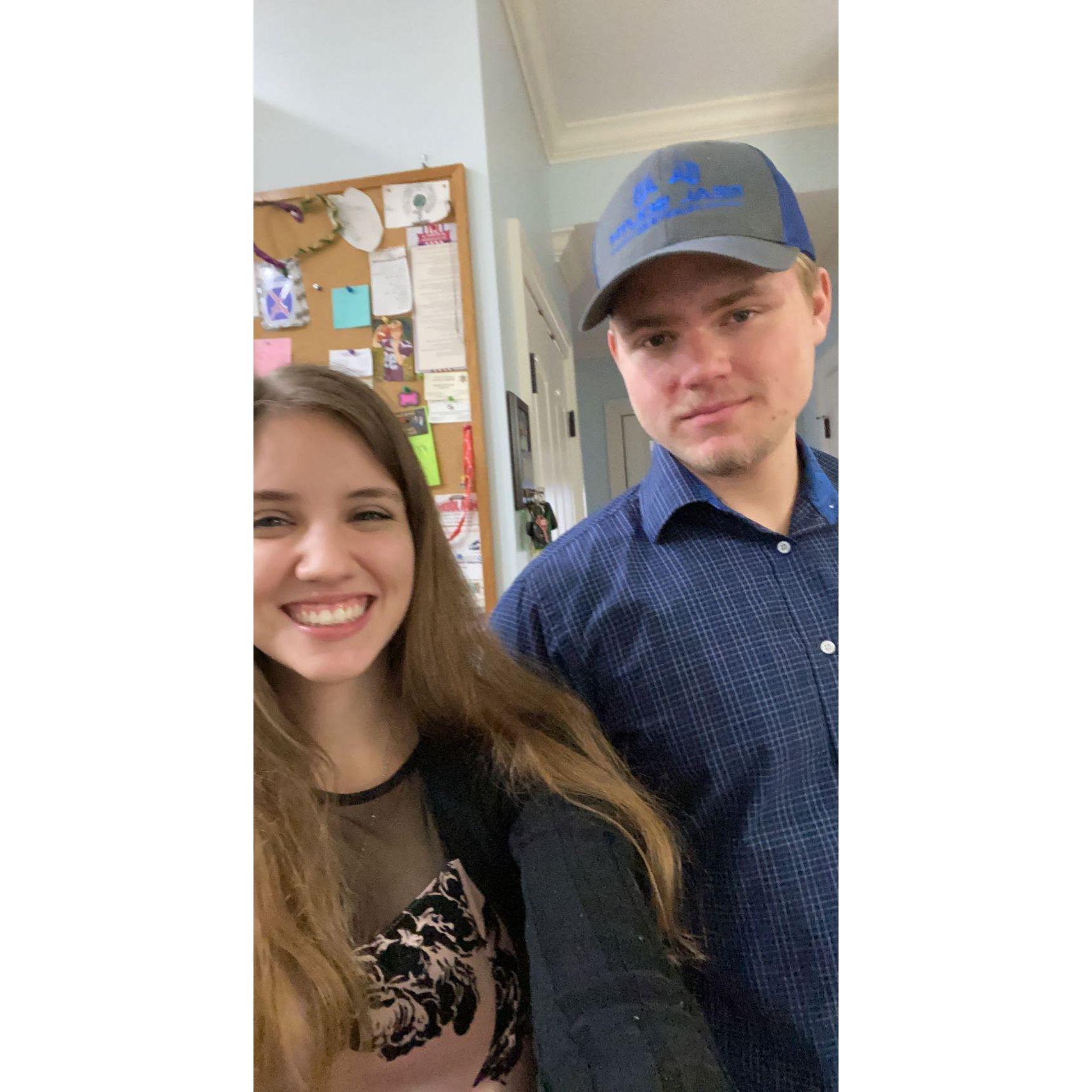 First time going to church together!