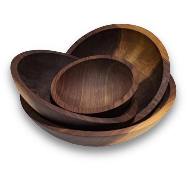 10” Colonial Hardwood Bowl