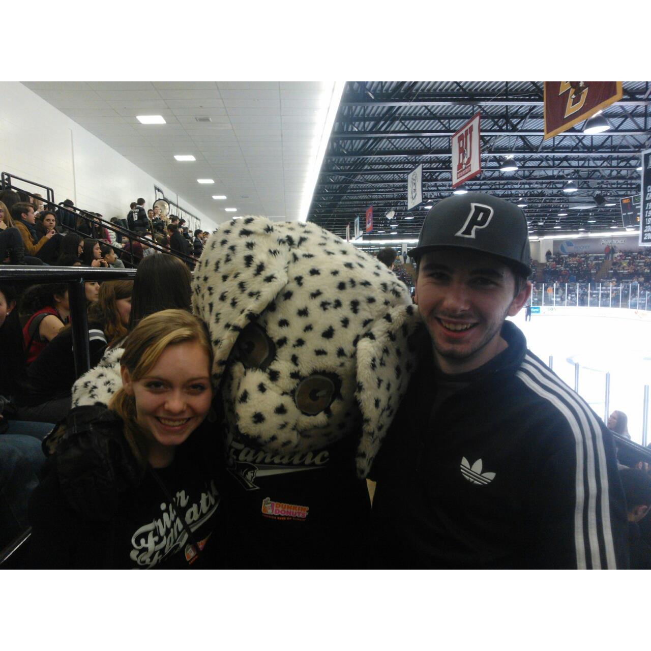 First photo together + Friar dog in 2013 (P.S. no one here is dating each other lol)