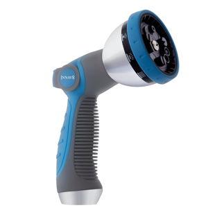 Garden Hose Nozzle Heavy Duty - Features 10 Spray Patterns, THUMB CONTROL On Off Valve Hose Sprayer Nozzle for Easy Water Control - Outdoor Water Hose Nozzle Head Attachment