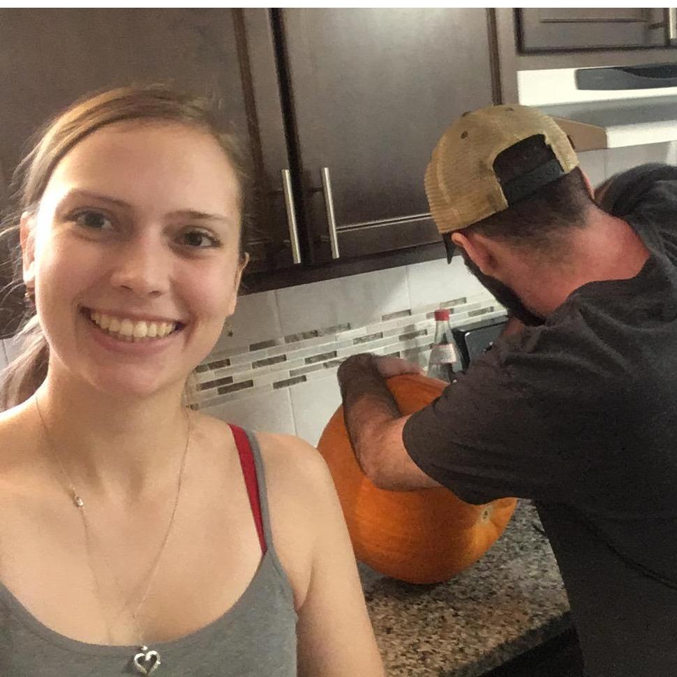 Pumpkin carving in Springfield, MA.