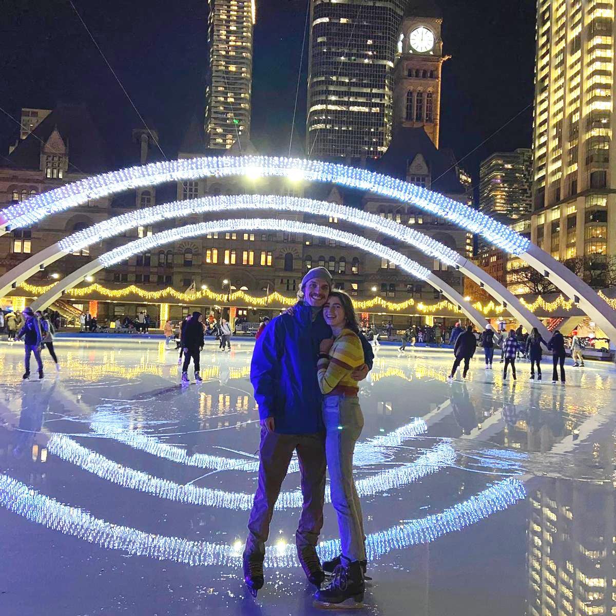 December 2021: Logan visits Meg in Toronto to celebrate her birthday and end of the semester.