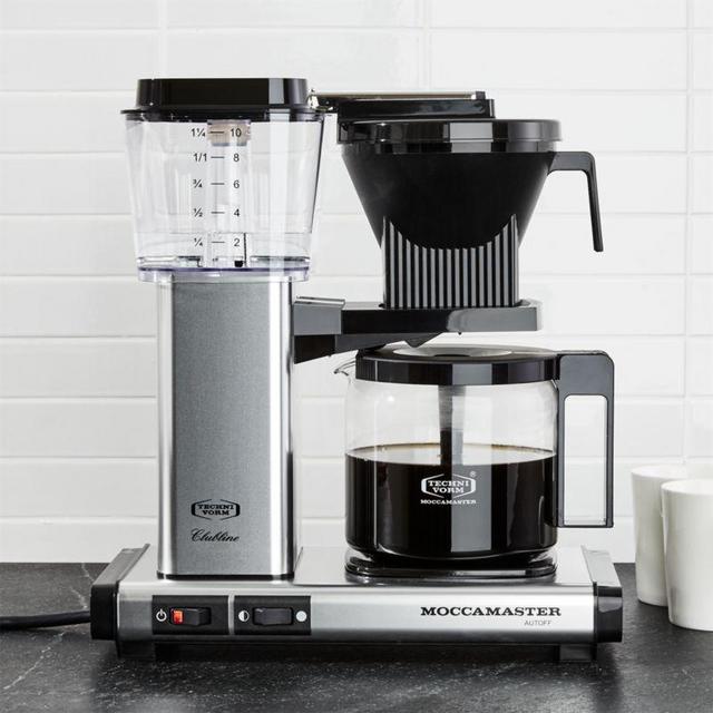 Moccamaster 10-Cup Polished Silver Coffee Maker