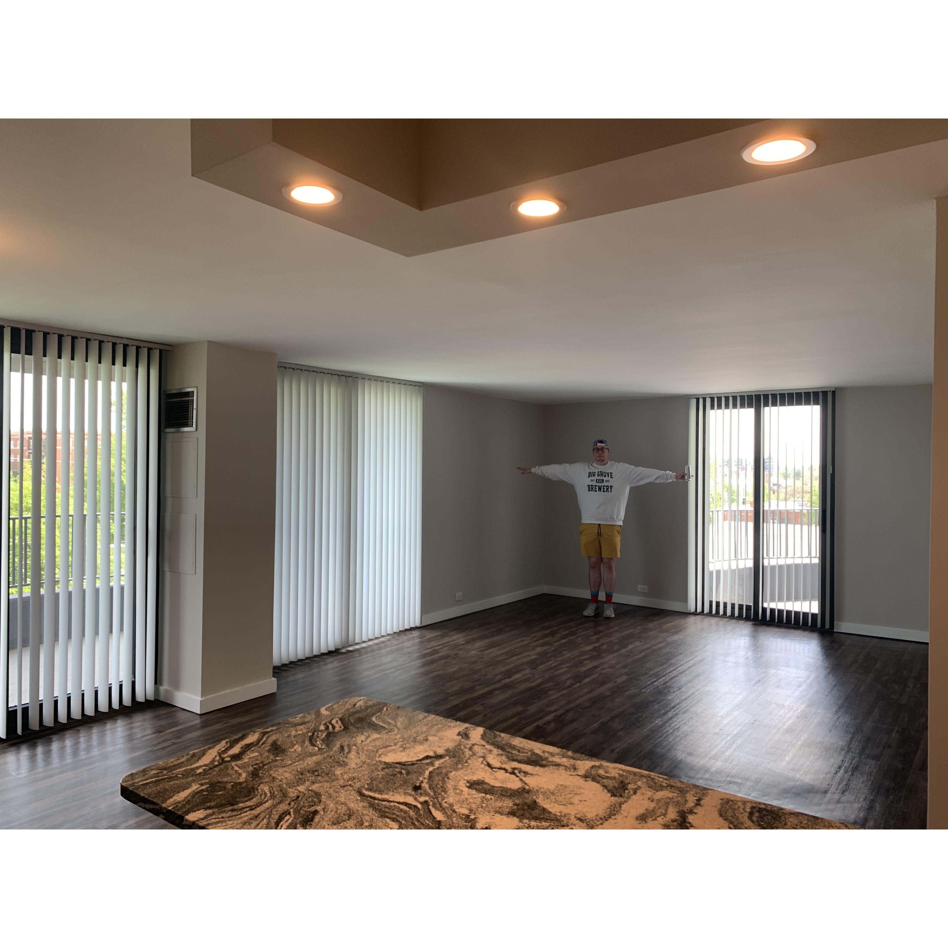 Our first apartment!