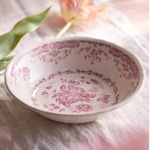 Pink Floral Bowl