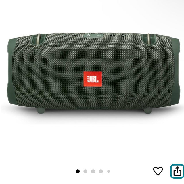 JBL Xtreme 2 Portable Waterproof Wireless Bluetooth Speaker (Green)