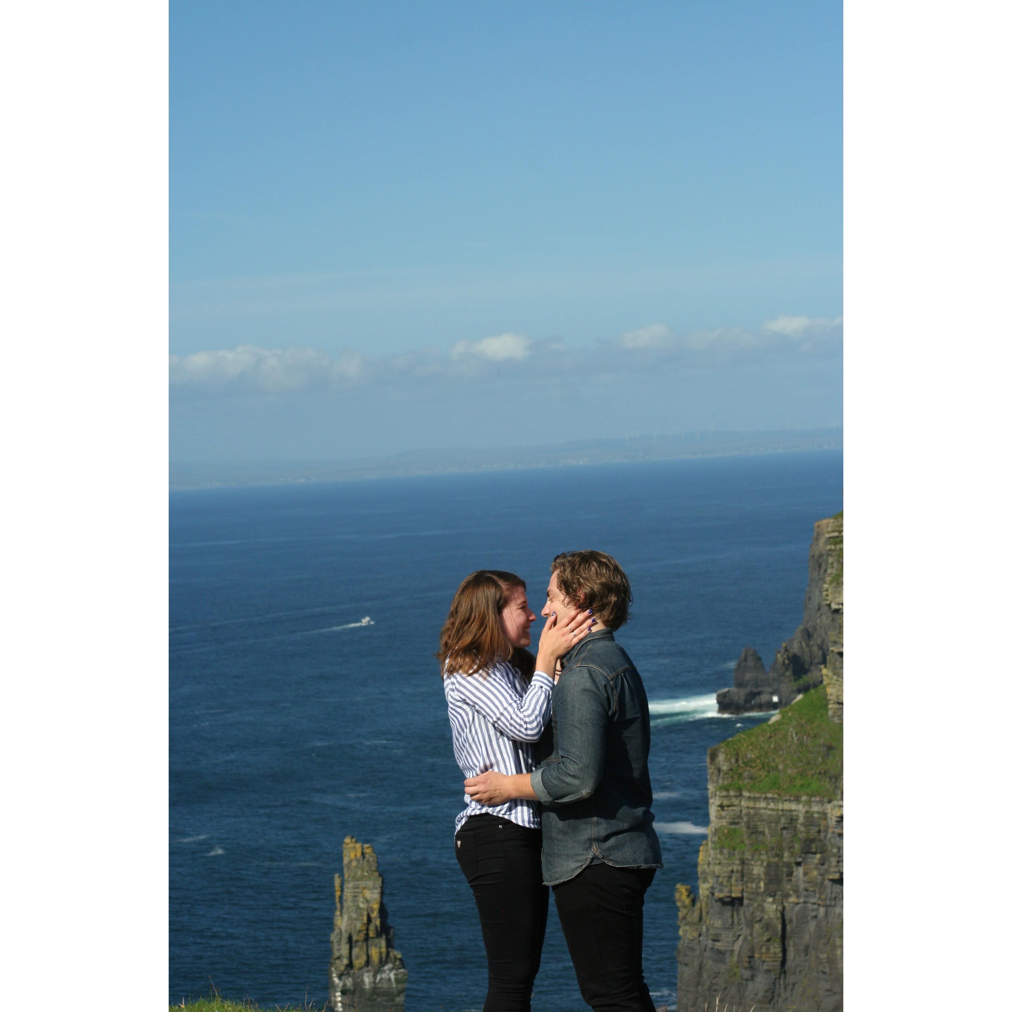 She said "yes!"