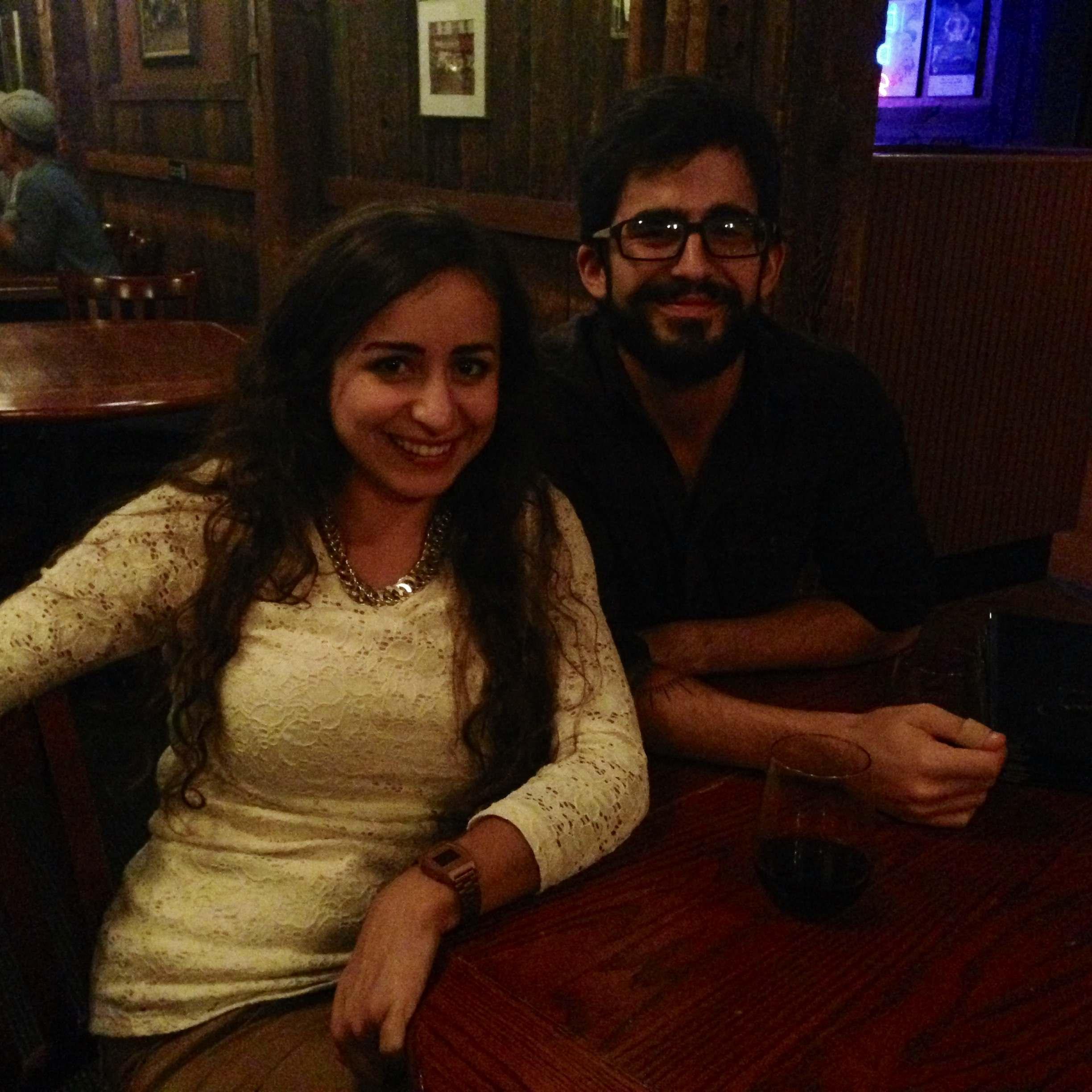 Our first picture together (2013)