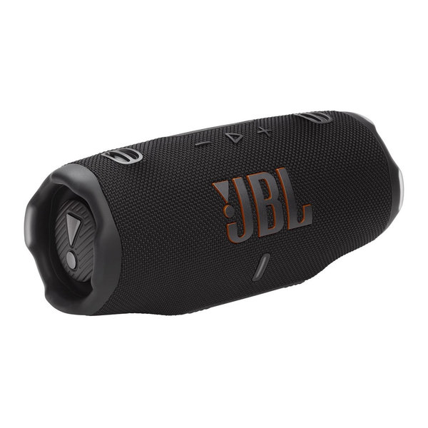 JBL Charge 6 - Portable Waterproof & Drop-Proof Bluetooth Speaker, Bold Pro Sound with AI Sound Boost, 28Hrs of Playtime, Built-in powerbank & Comes with a Sturdy/Removable Carrying Strap (Black)