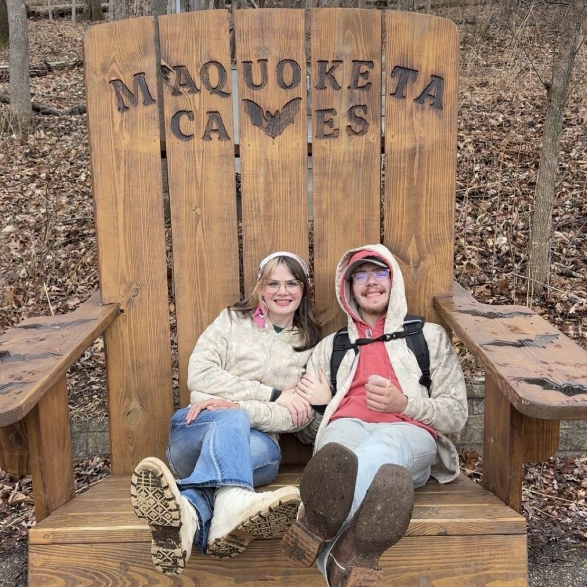 A weekend trip to go hiking in Maquoketa, IA!