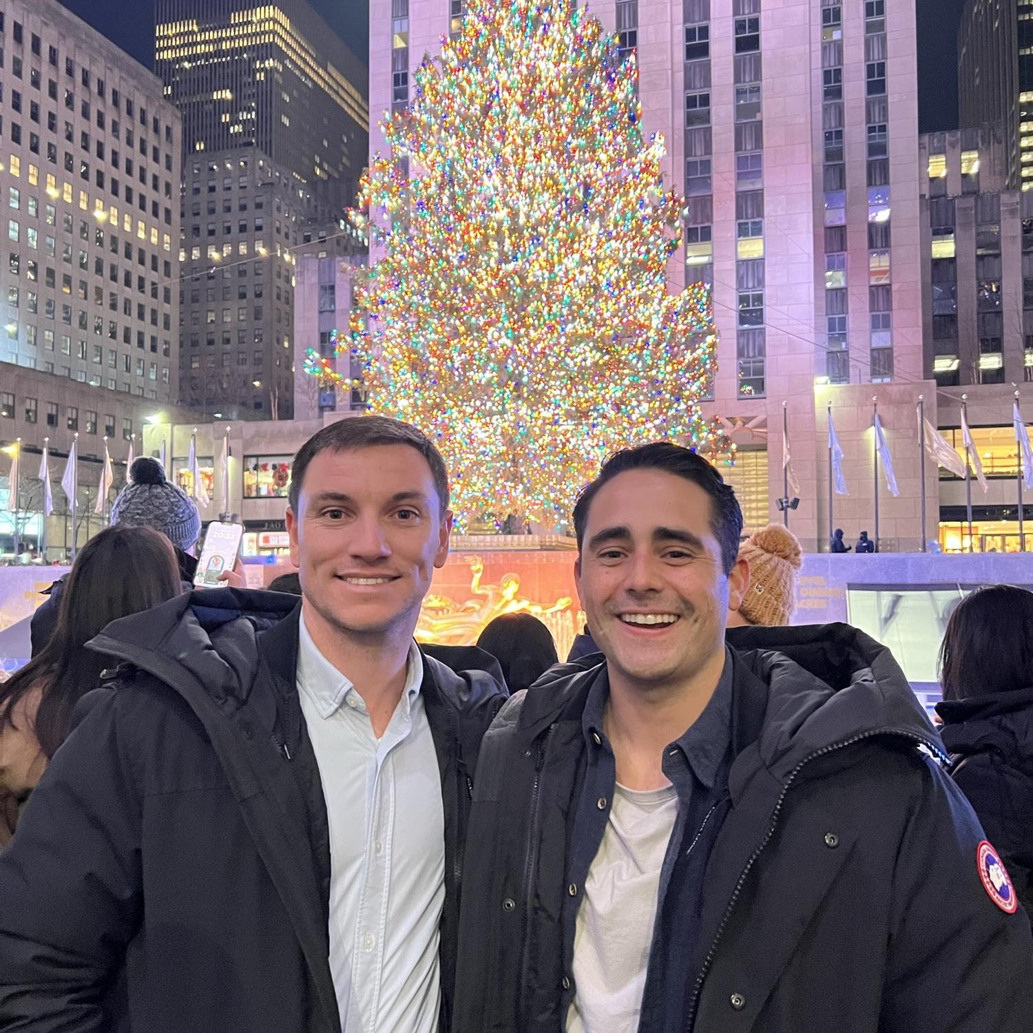 Brian & John Christmas tree