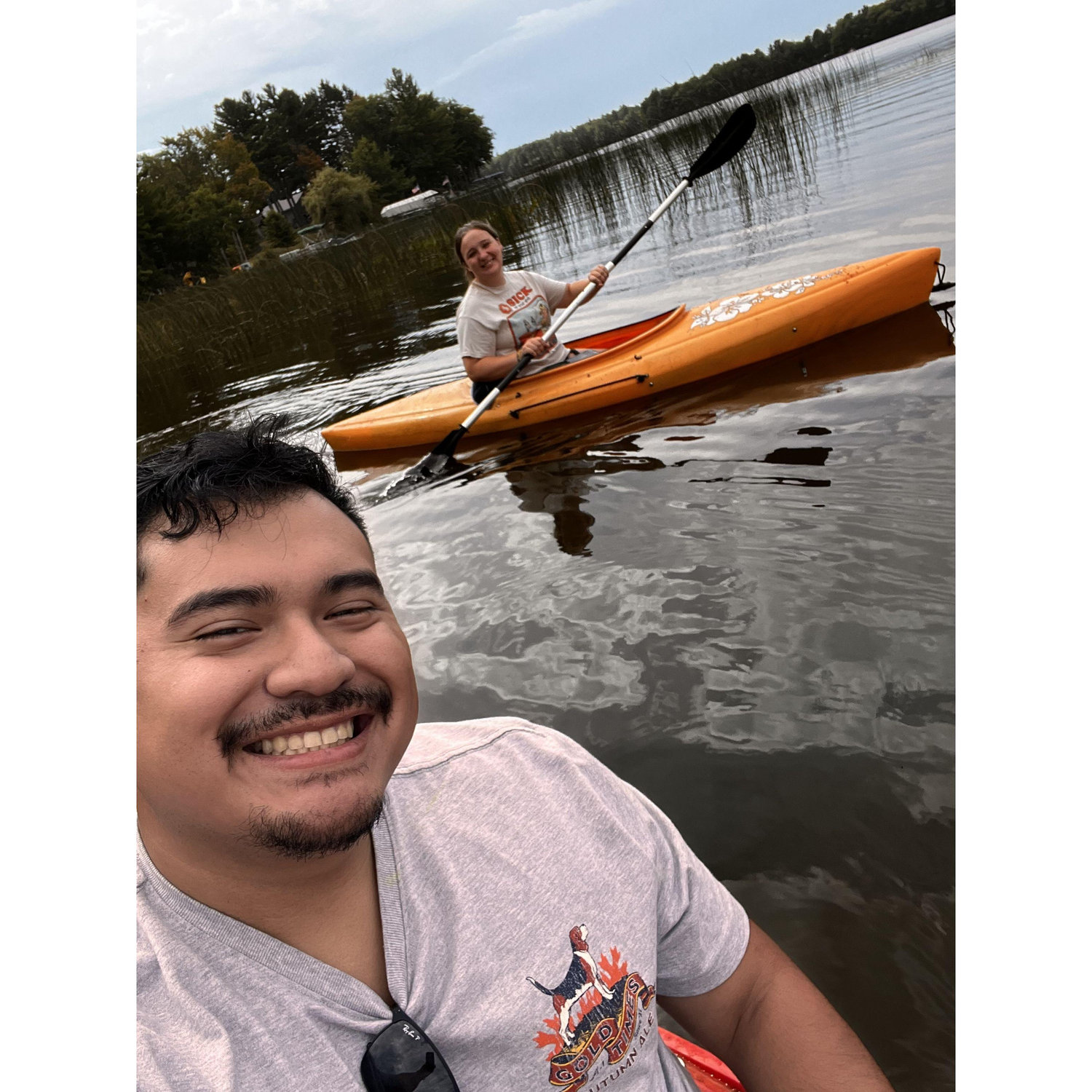 First time we kayaked together