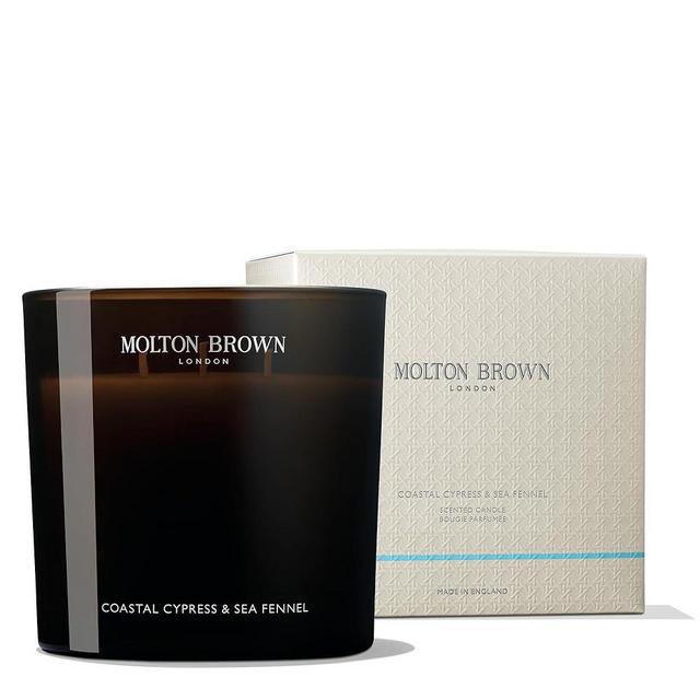 Molton Brown Coastal Cypress & Sea Fennel Signature Scented Candle (Single Wick), 6.07 oz.