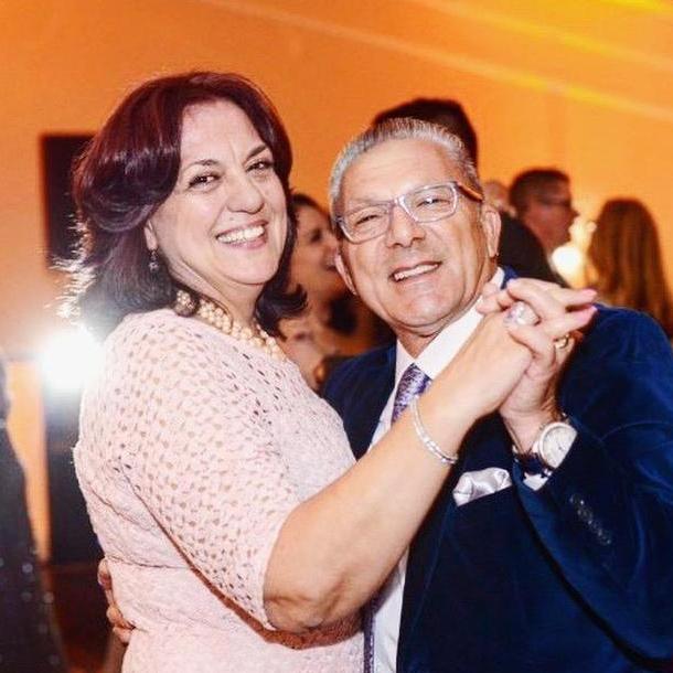 Bride's lovely parents-Angelo and Anna Albanese