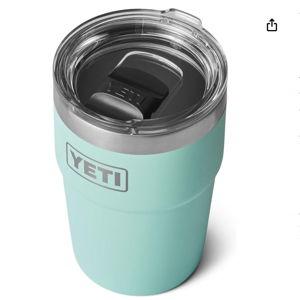 YETI Rambler 16 oz Stackable Tumbler in Seafoam Color