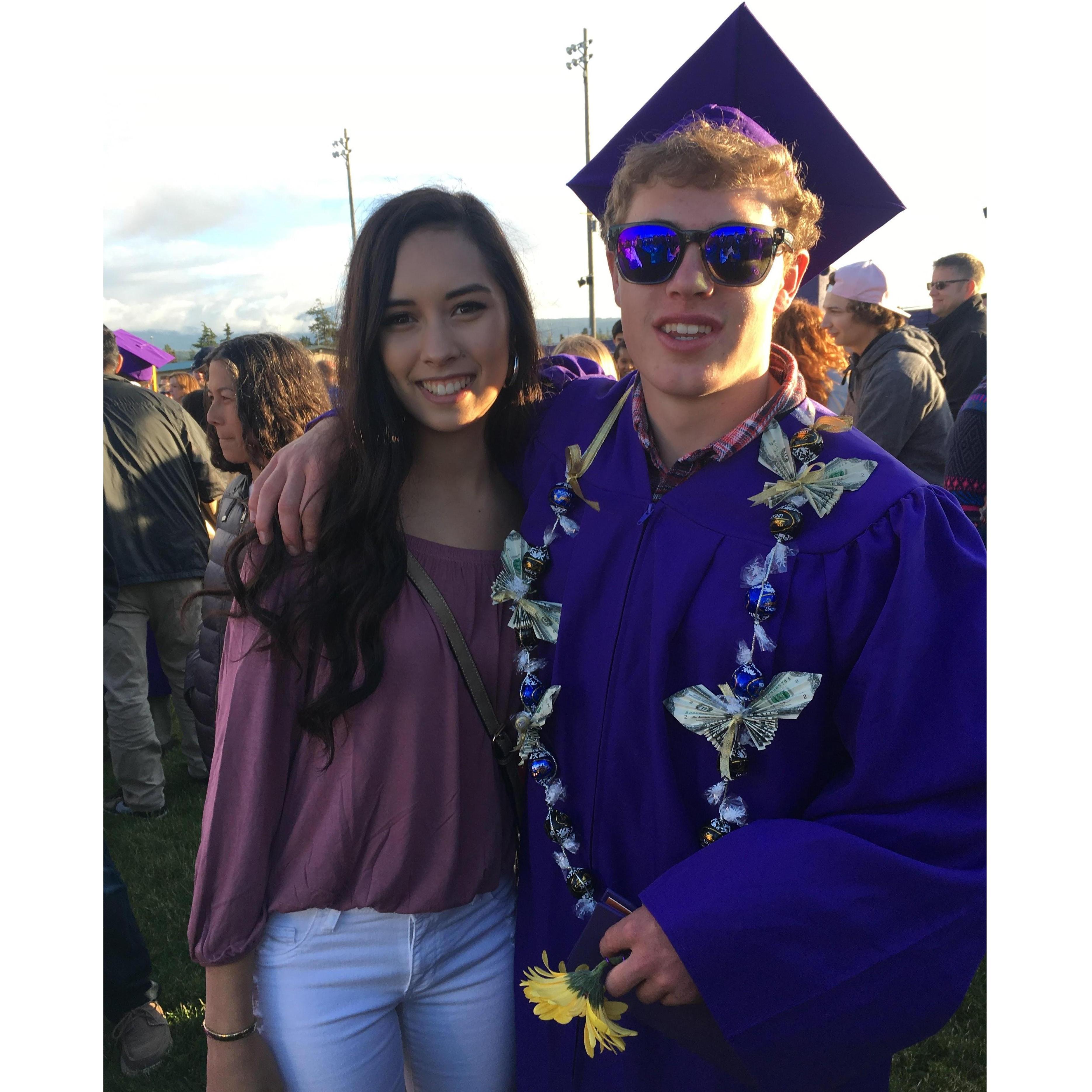 Patrick's high school graduation, 2017