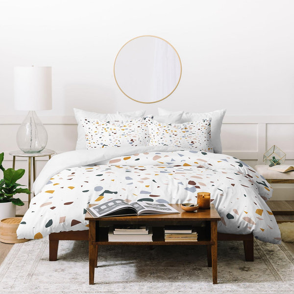 Terrazzo Simple Forms Duvet Cover - Thumbnail 2