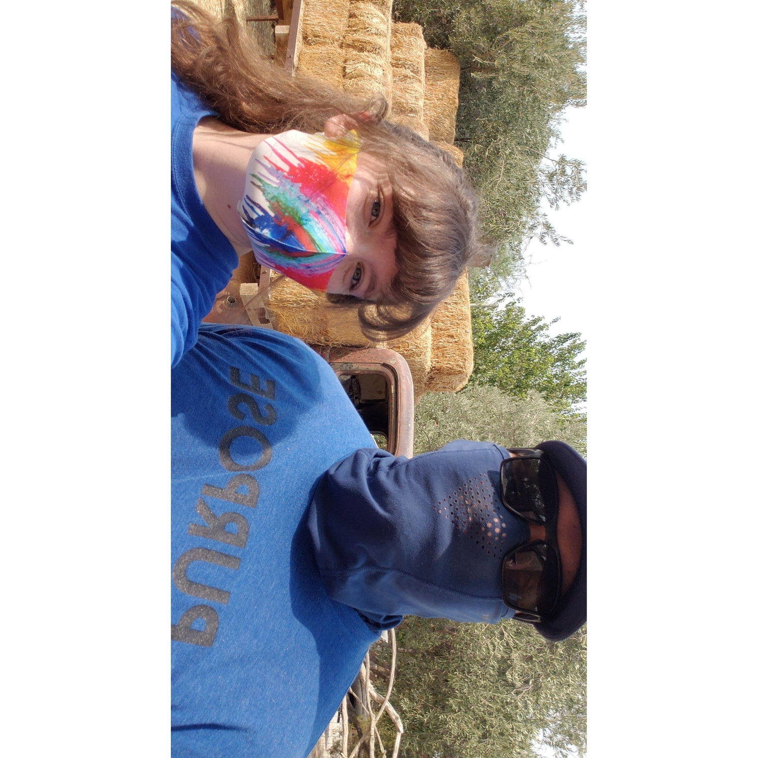 Us volunteering at a local farm in Vegas