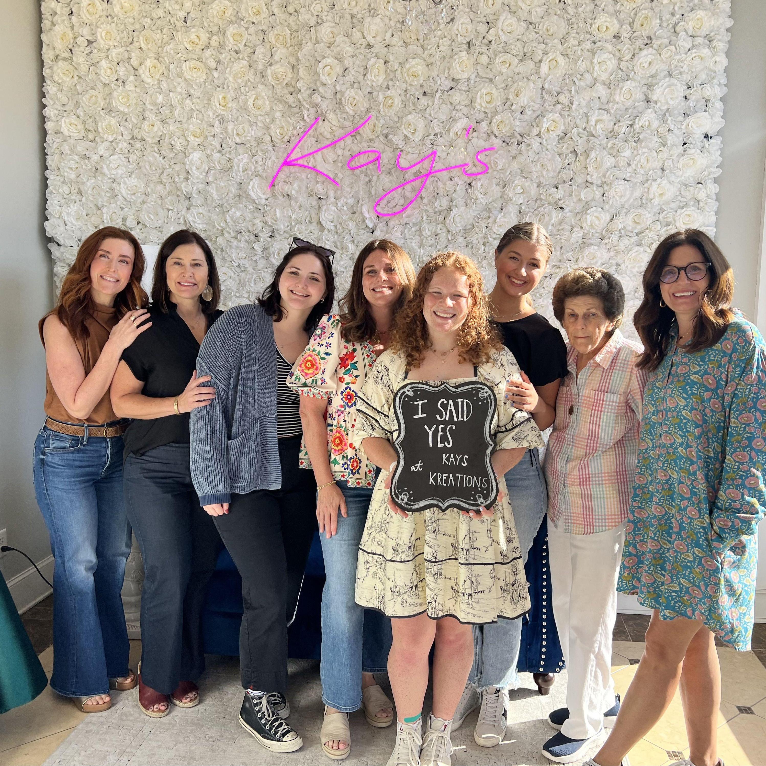 Said yes to the dress with the best ladies!!!!