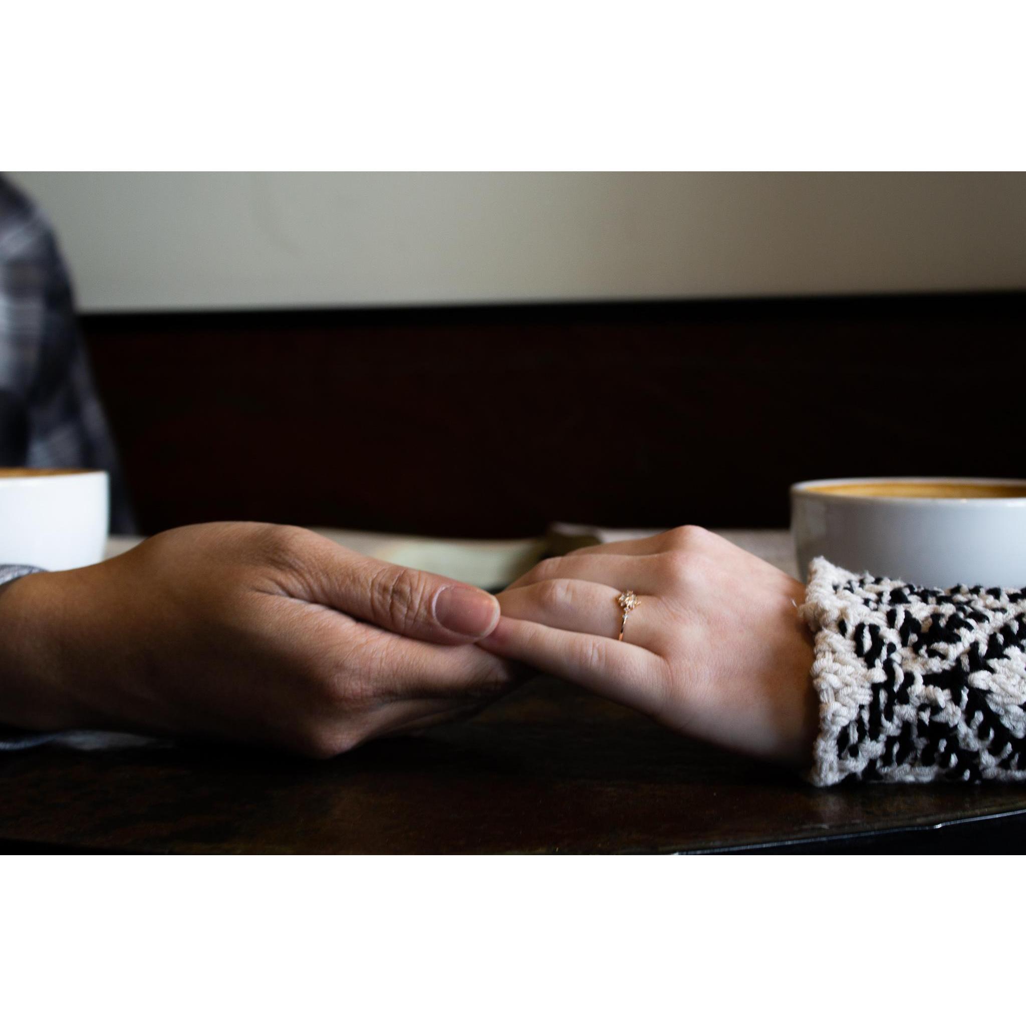 Hand in hand...we will wander together...and drink more coffee...