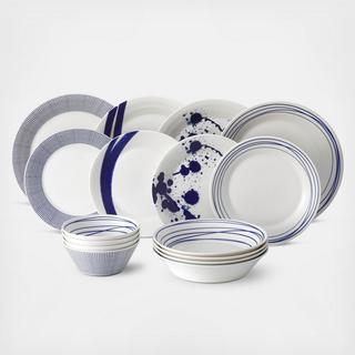 1815 Pacific Mixed 16-Piece Dinnerware Set, Service for 4