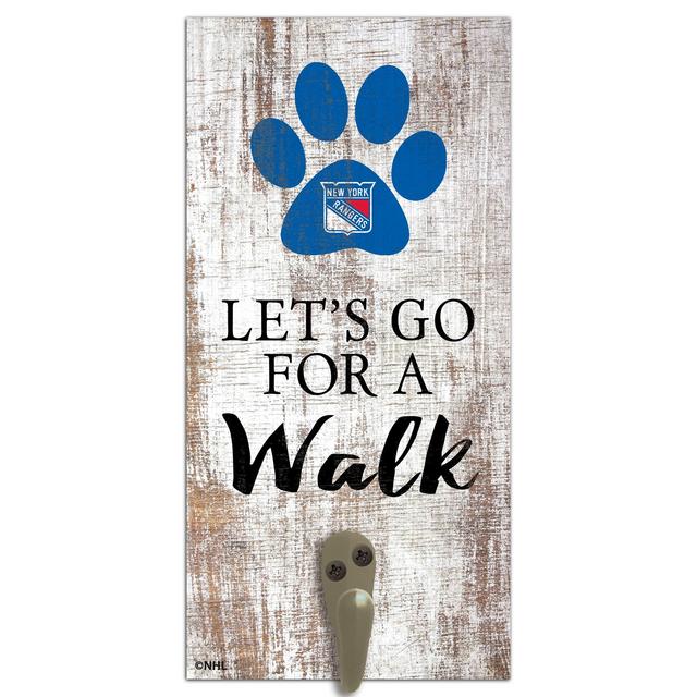 New York Rangers 6'' x 12'' Leash Holder Sign