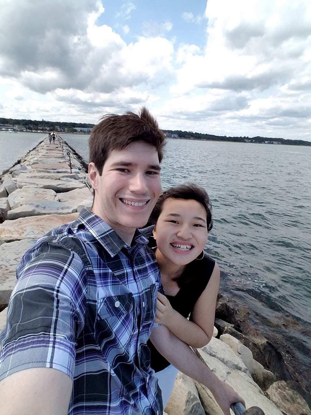 Lia and Jon in Sandwich, MA
