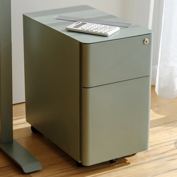 Small Filing Cabinet (Green)