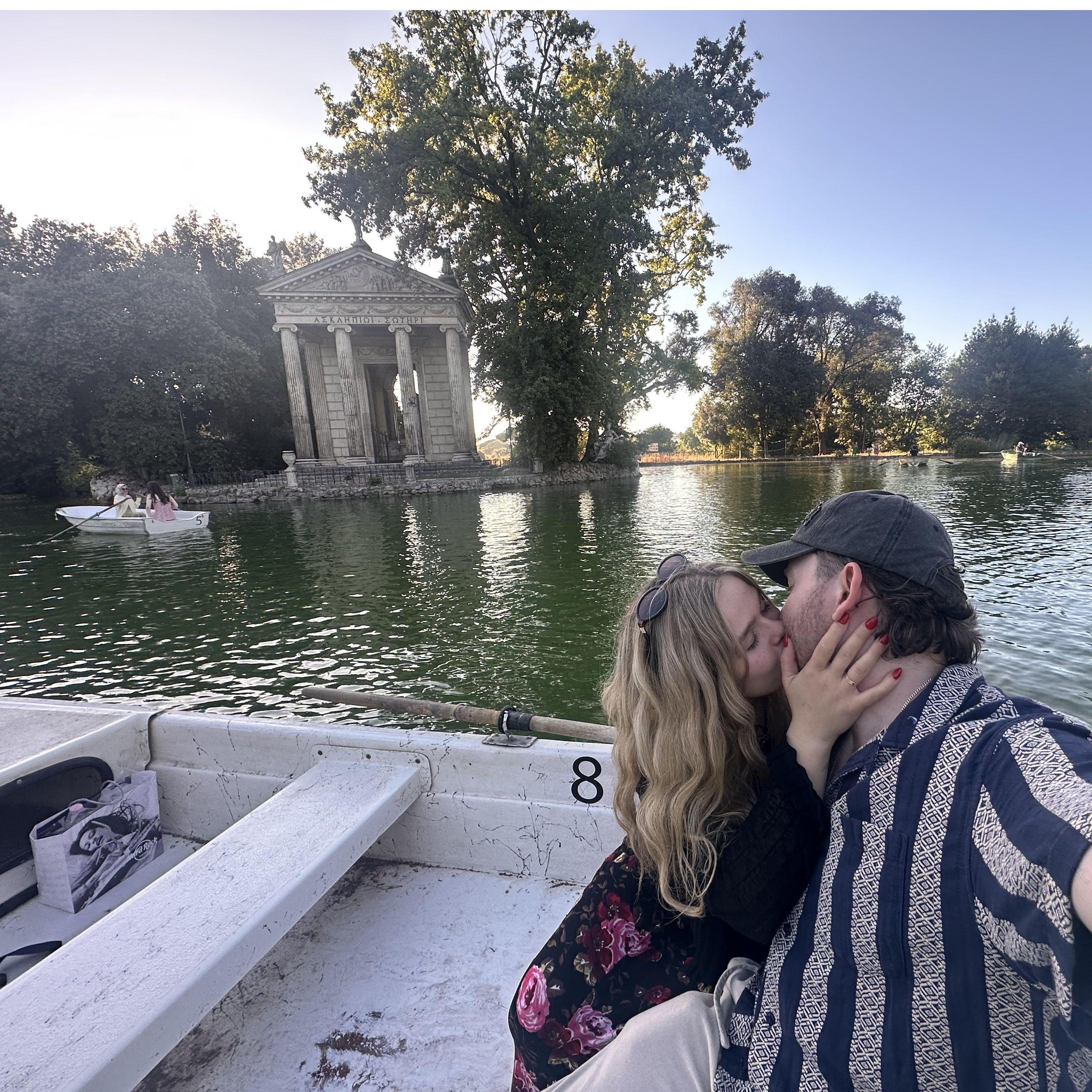 Us in the Roman Gardens