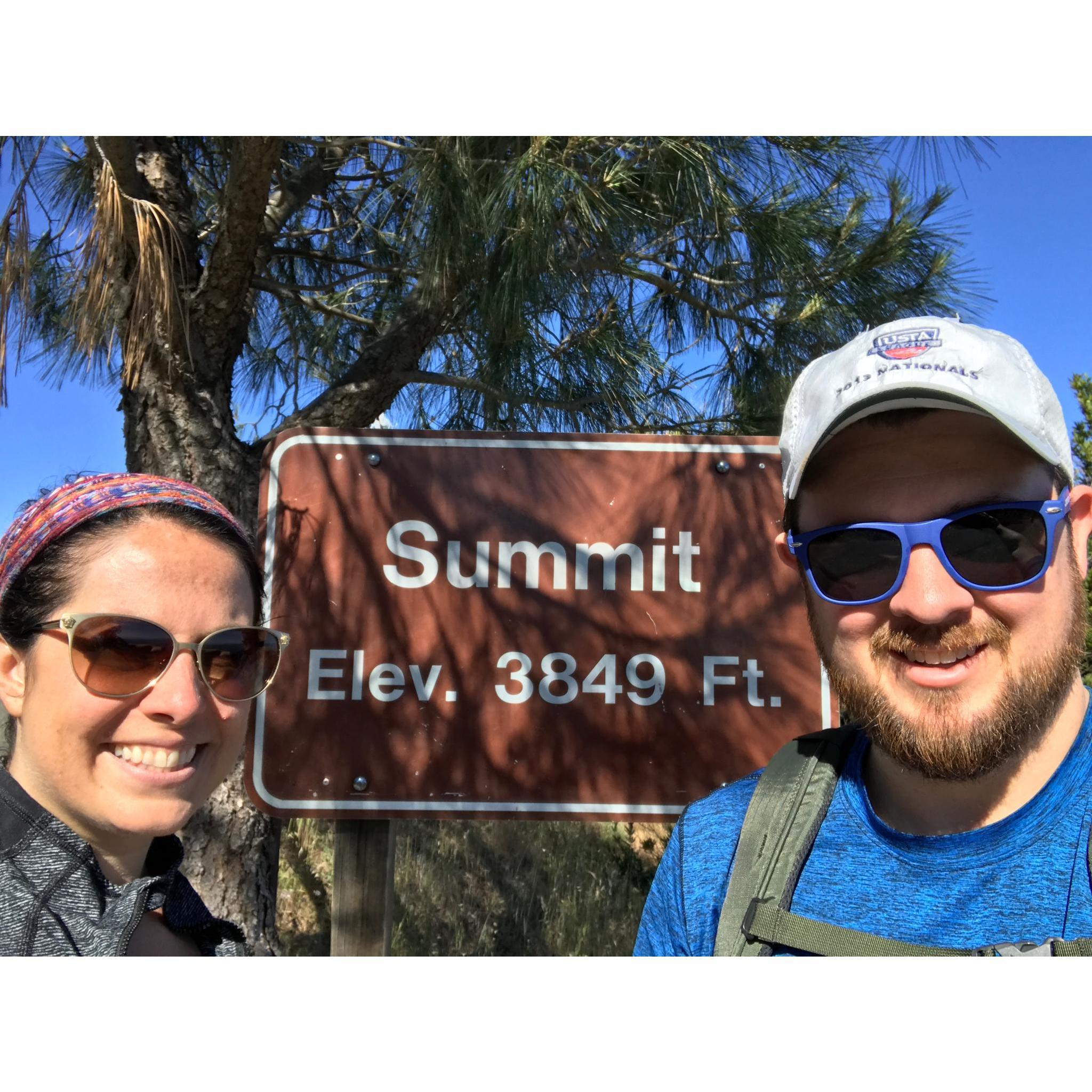 Lots of east bay hikes to see Nick on his turf.